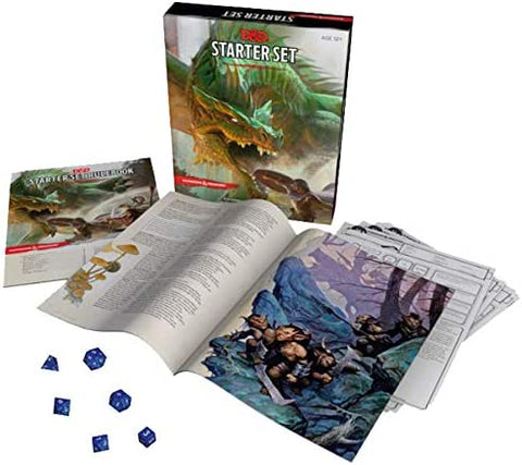 An overview of what's inside the D&D Starter set from Wizards of the Coast