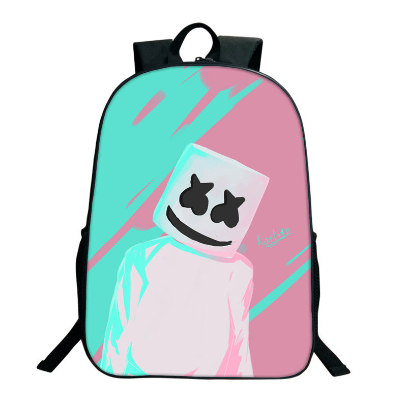 Marshmallow 3D Printing Backpack Boy Girl Creative Backpack-FFFort