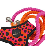 The Wild One Animal Print Dog Harness By The Luna Co
