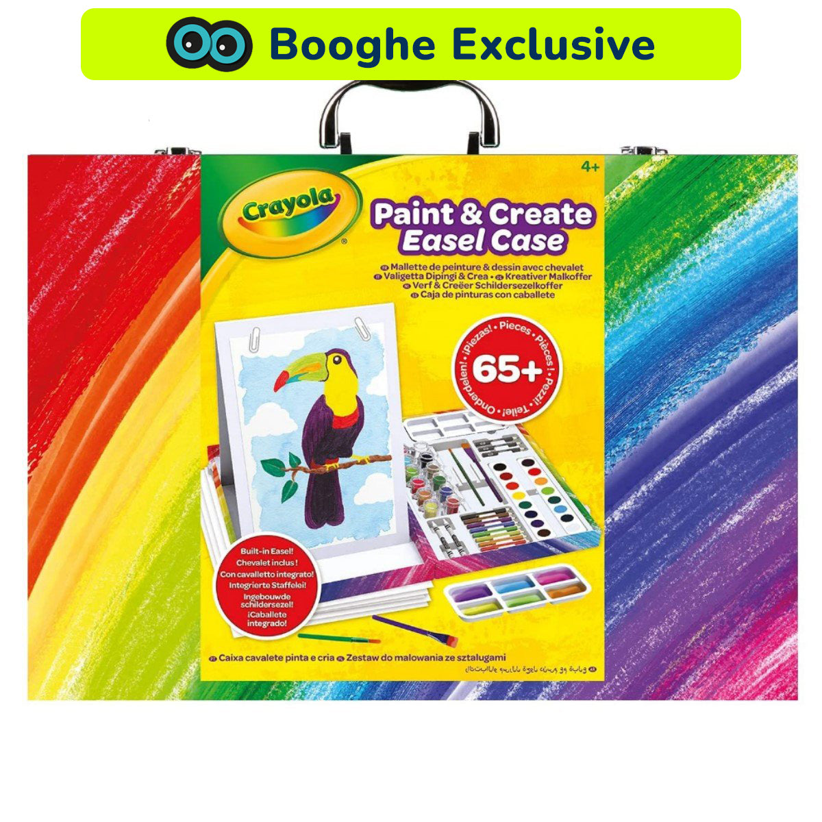 Crayola Table Top Easel & Art Kit (65 Pcs), Kids Painting Set, Gifts for  Kids, Ages 4+