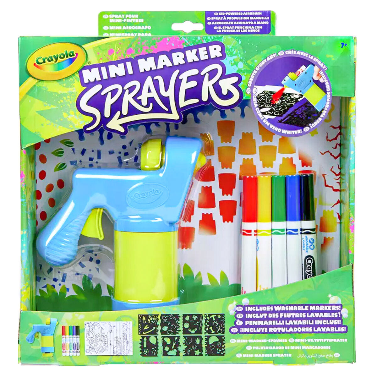 Crayola 12 rotuladores lavables mini kids