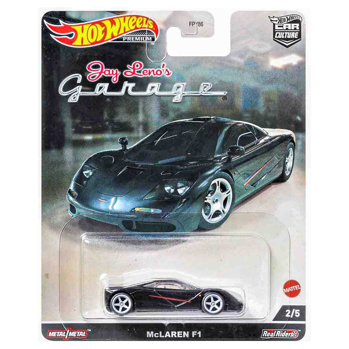 Hot Wheels - Pack Premium Collector 4 Véhicules Jay Leno