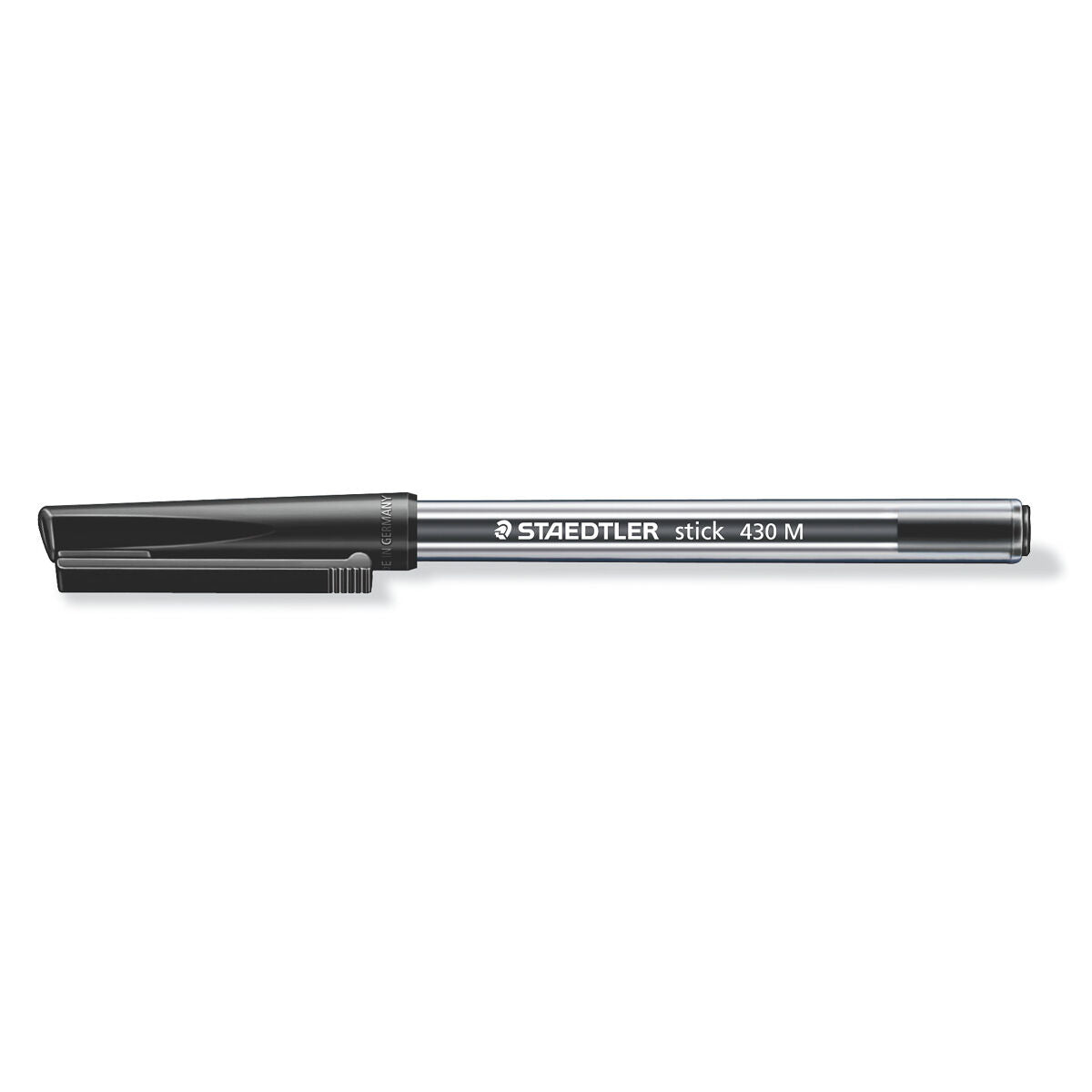 Staedtler 430 Stick Ballpoint Pen - Medium - Black