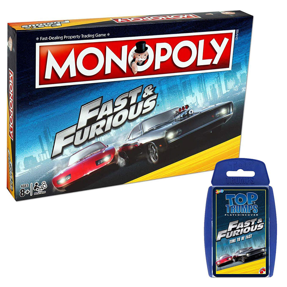 Monopoly Top Trumps Cards Fast Furious Bundle Booghe