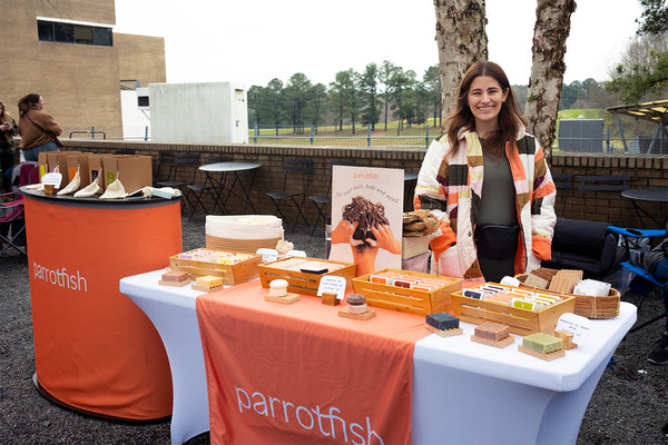 Katie Pearson at a Craft Fair for Parrotfish