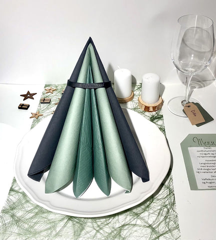 Grøn natur - Inspiration borddækning