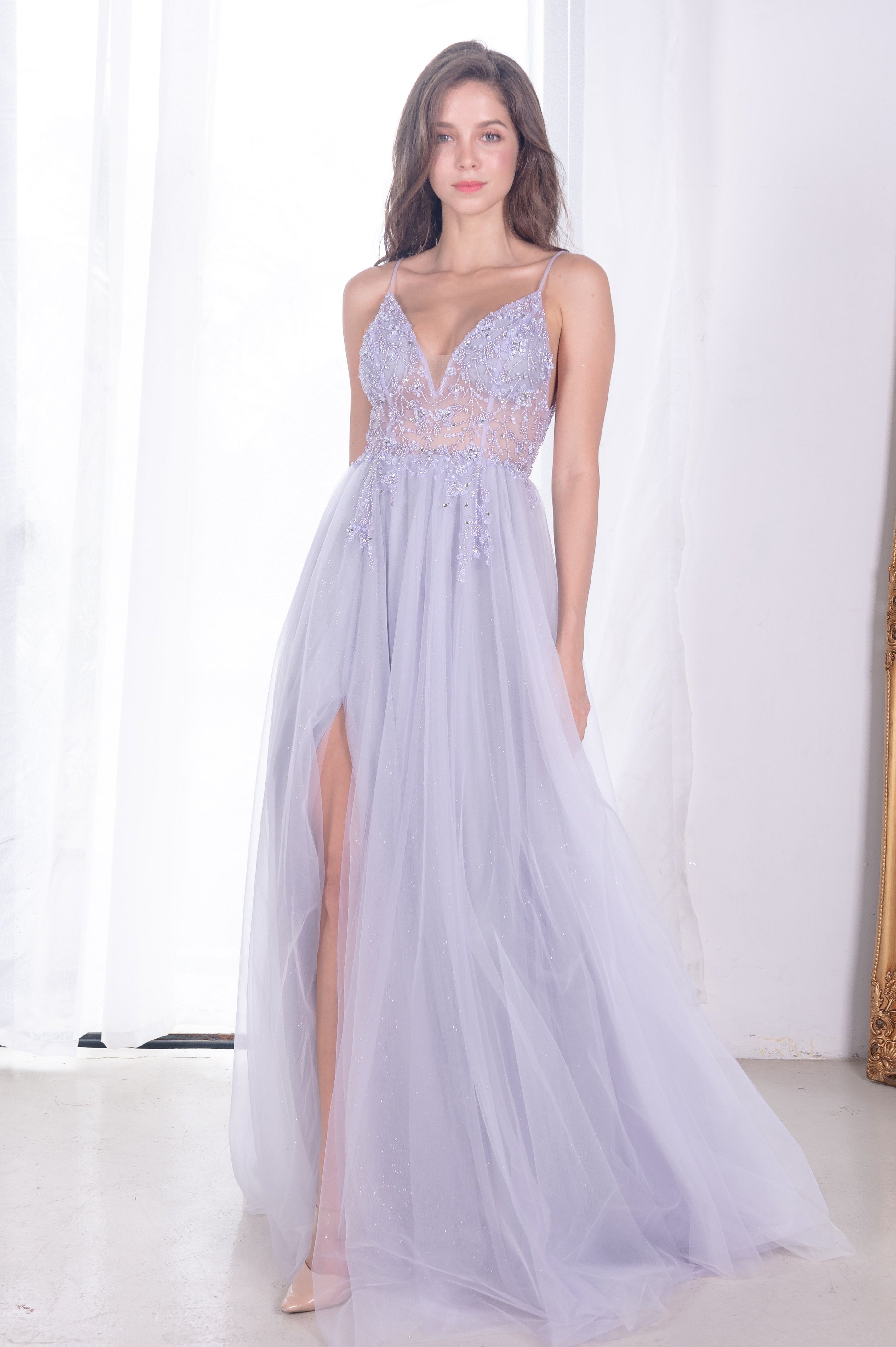 Adora Stardust Lilac Gown – GlamEdge | Evening Dress & Gown Rental ...