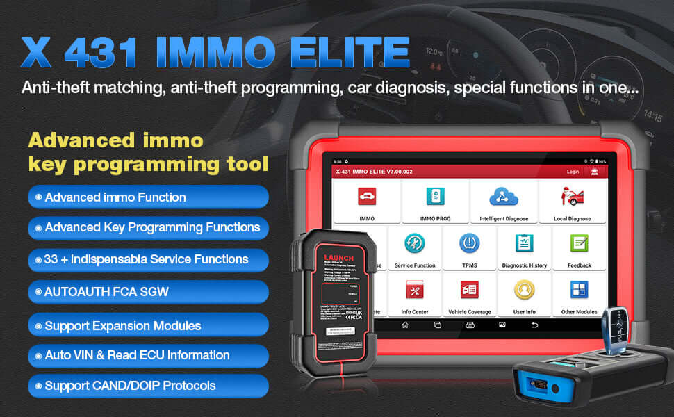 Advanced immo key programming tool