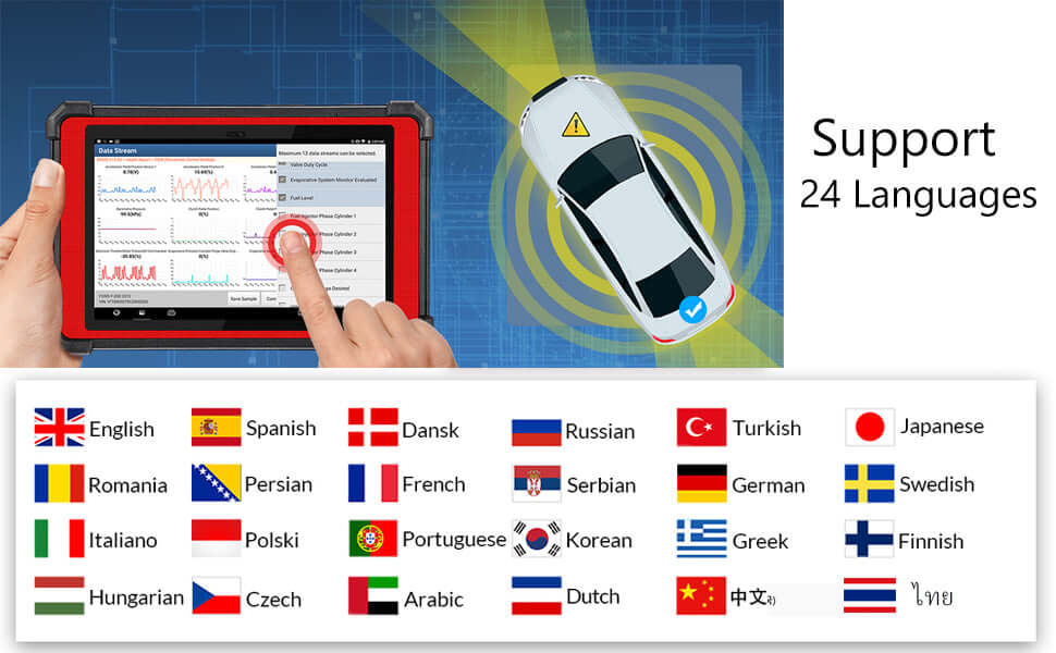 LAUNCH X431 PAD V ECU Bi-Directional Online Programming Diagnostic Tool