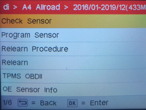 Tire pressure fault resolution process