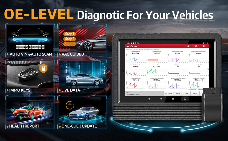 Starten X431 V 4,0 Auto Diagnose Scanner Full System Automotive
