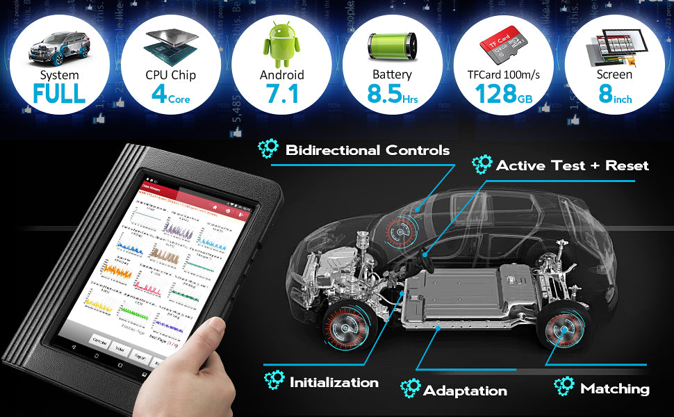 Launch X431 V Pro 3.0 OBD2 scanner bidirectional diagnostic tool