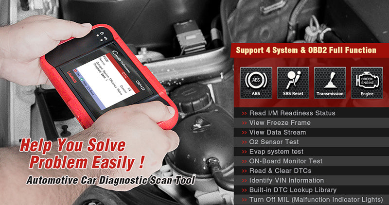 LAUNCH CRP123 4 Systems OBD2 Scanner Diagnostic Tool