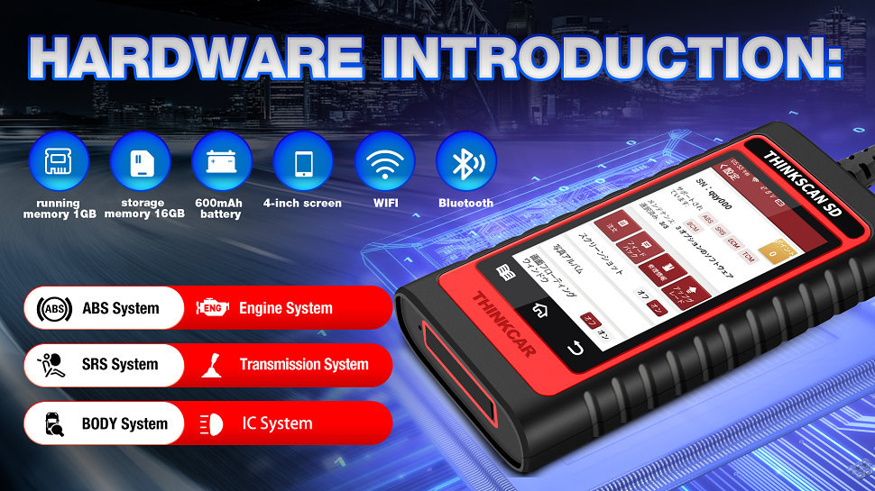 THINKCAR® Thinkscan SD2/SD4/SD6 Multiple Systems OBD2 Scanner