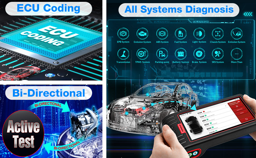 Thinkscan Max Car Diagnostic Scanner Tool Full System 28 Resets