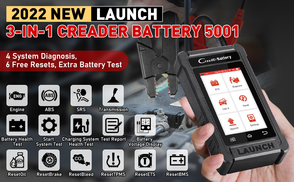 LAUNCH CRB5001 Car Scanner and Battery Tester