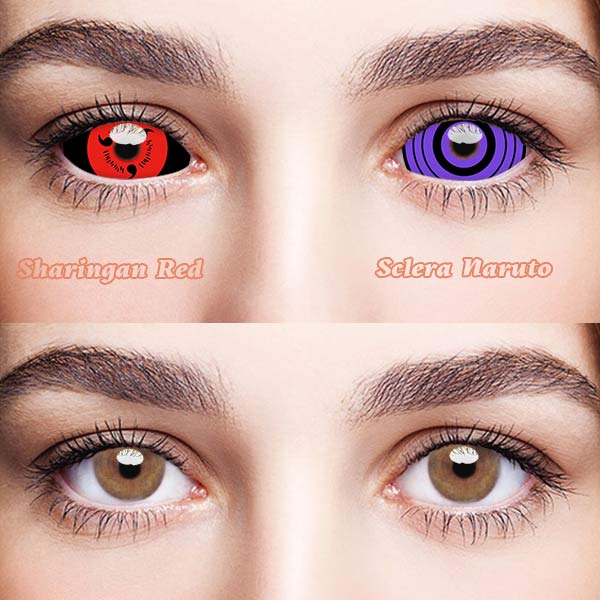 SPSeye Sharingan Red & Sclera Naruto Colored Contact Lenses – Spseye
