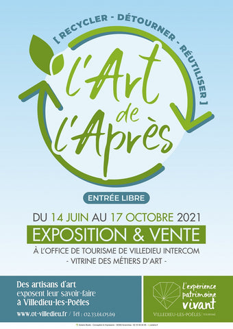 affiche d exposition upcycling normandie