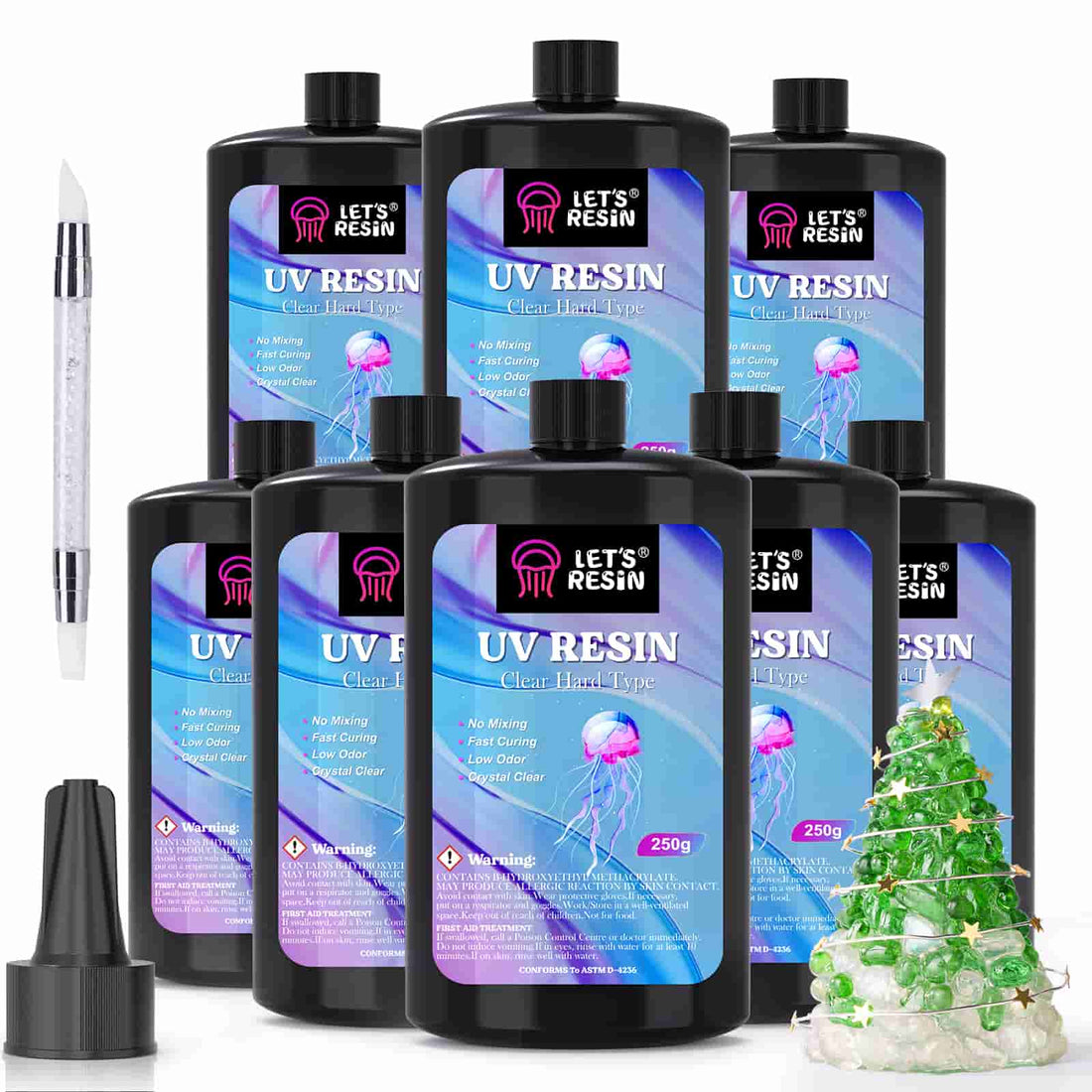 Uv Resin Upgraded Uv Resin Kit Hard Type Crystal Clear - Temu