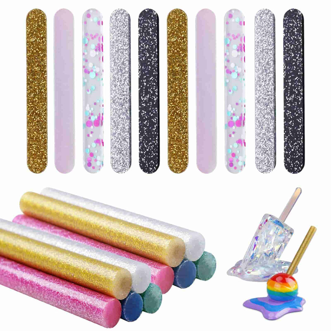 Melted Ice Pop, Candy Shape Resin Molds – Let's Resin