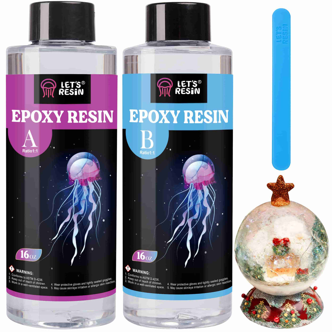 16oz. Epoxy Resin Starter Set with Accessories –