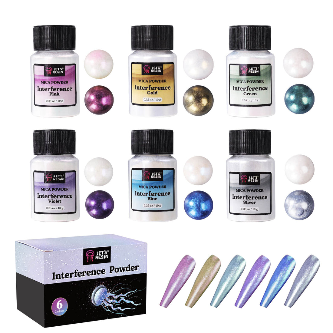 Let's Resin Opaque Liquid Resin Pigment - 18 Colors/Each 0.35oz
