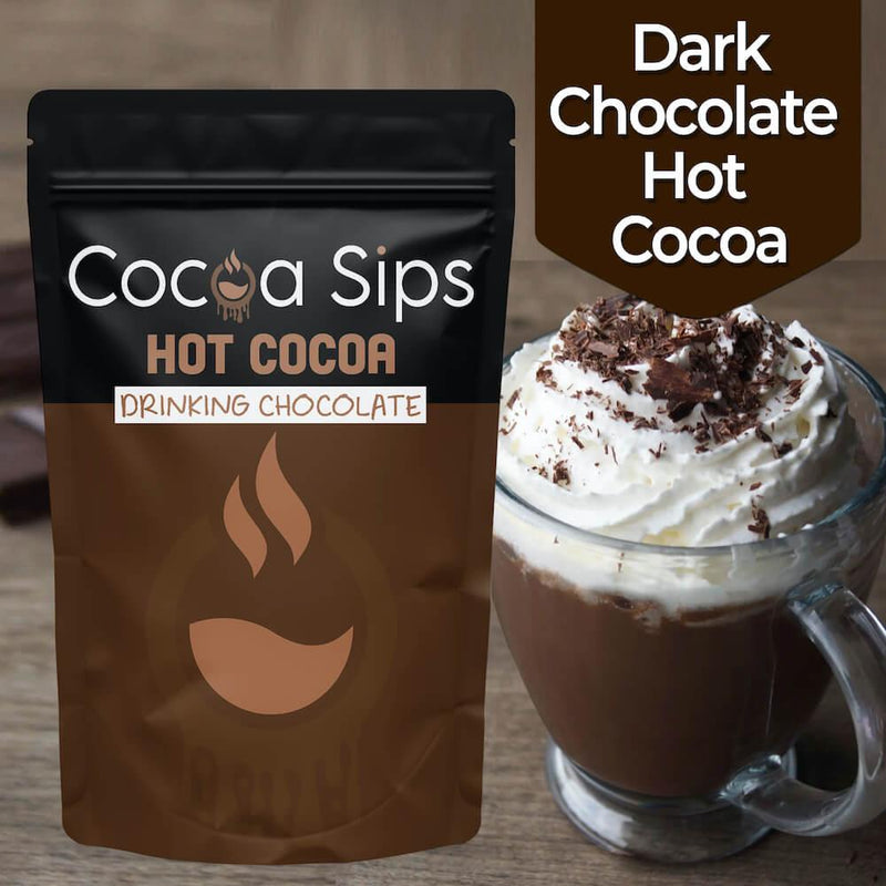 Dark Chocolate Hot Cocoa By Cocoa Sips Blackout Coffee Co