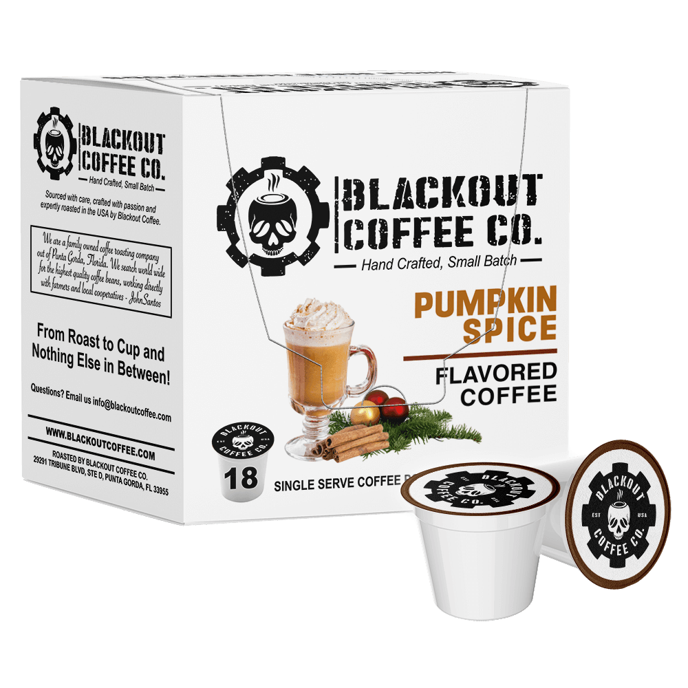 PUMPKIN SPICE FLAVORED COFFEE PODS 18CT - Blackout Coffee Co product image