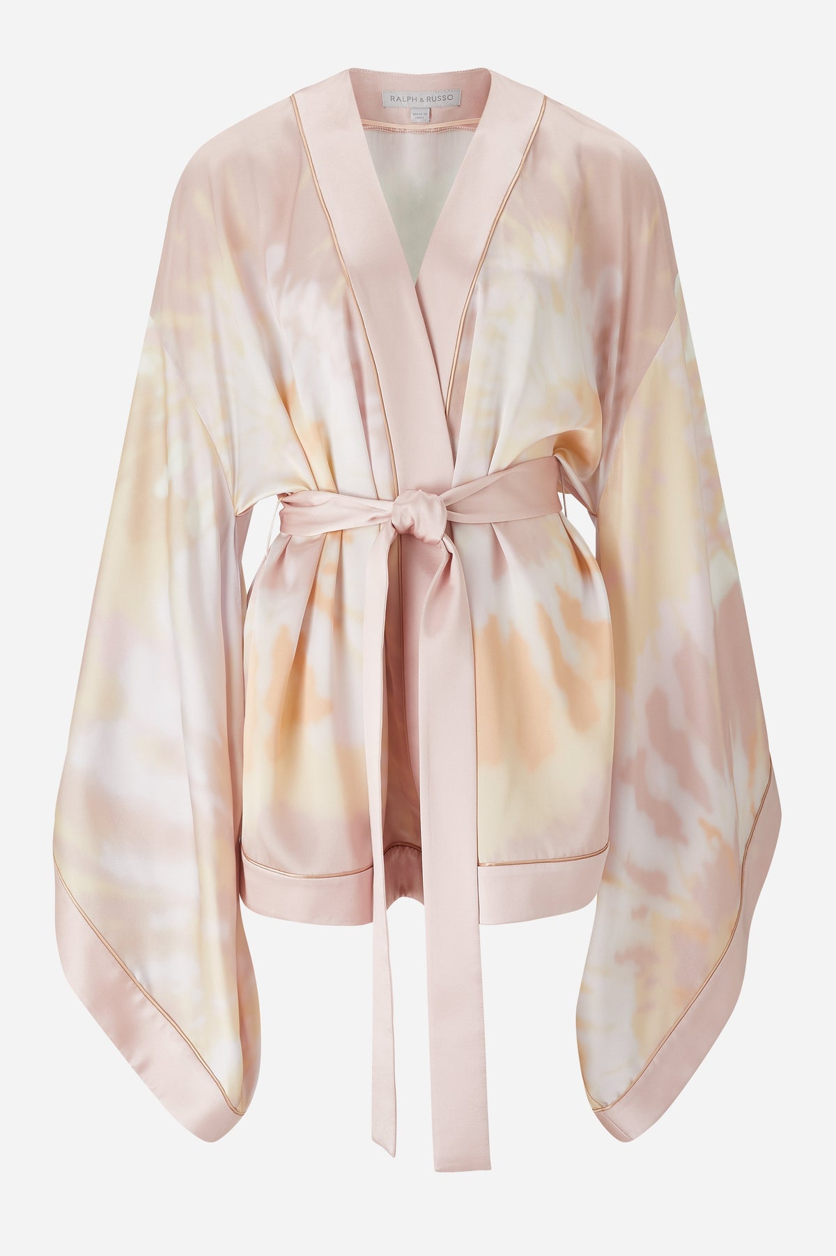 satin kimono top