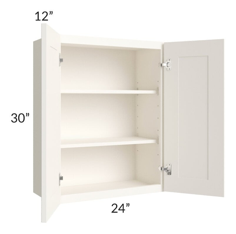 Signature Vanilla Glaze 24x30 Wall Cabinet Morris Building Supply