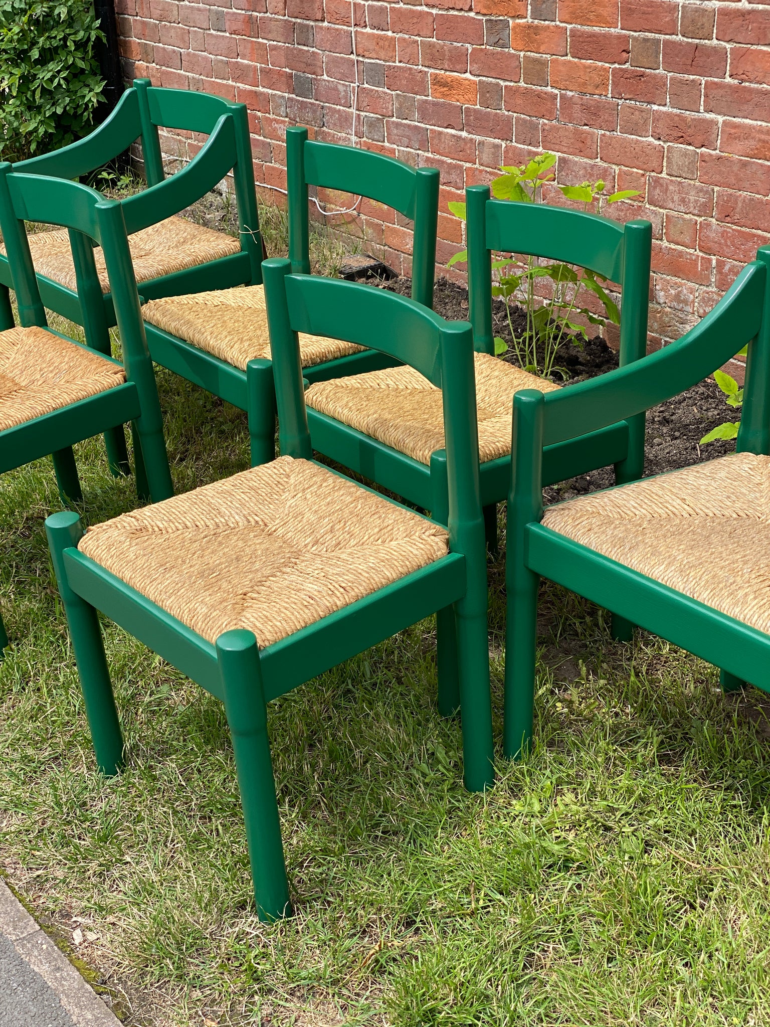 green dressing room chair