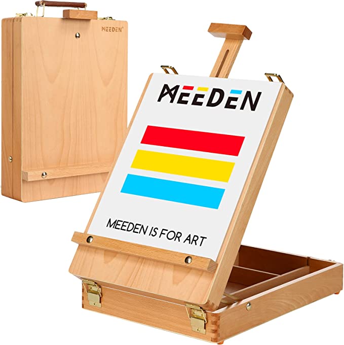 MEEDEN 6-Drawer Artist Supply Storage Box, Dark Walnut — MEEDEN ART