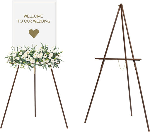 DEZIINE Wood Artist Easel Wedding Table Number Place Name Card