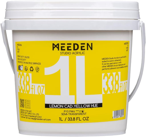 MEEDEN Scarlet Red Acrylic Paint with Pump Lid, 1/2 Gallon (2L /67.6 o–  Pintar Art Supply