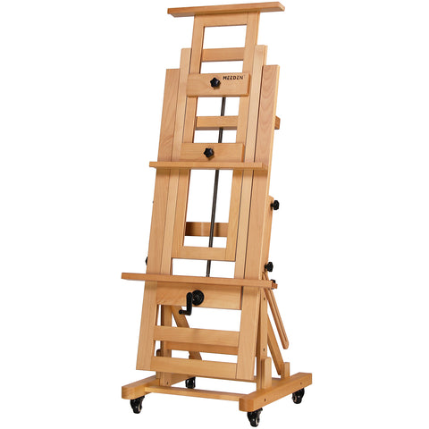 Natural Wood Portable Easel 59 inch Height Foldable Practical
