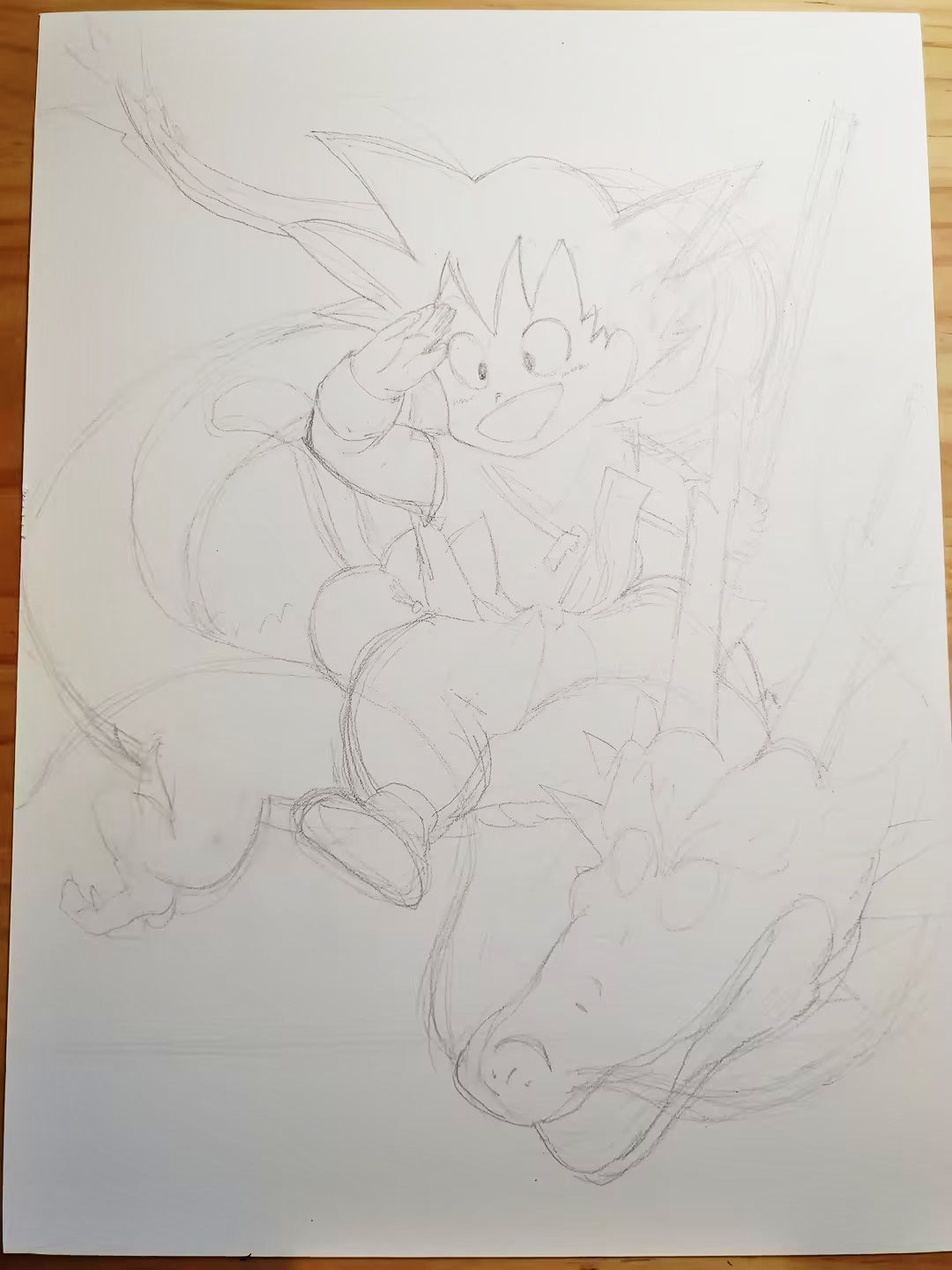 easy goku drawing and anime dragon