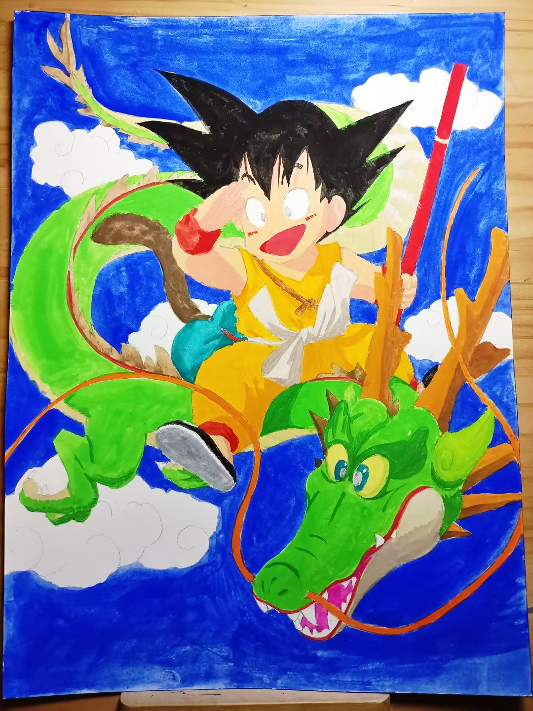 anime painting- Dragon ball goku