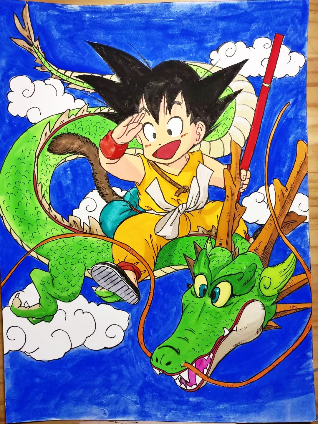 anime posters - kid goku