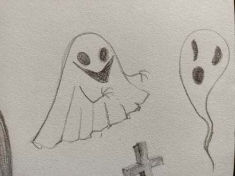 How to draw a ghost