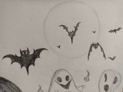 scary halloween pictures to draw