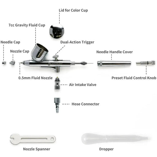 NINESTEPS Airbrush Cleaning Pot with Holder – Ninesteps Industries