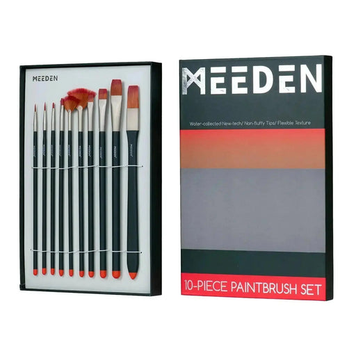 MEEDEN Miniature Paint Brush Set,15 Tiny Professional Fine Tip Detail Paint  Brushes, Detailing Paintbrushes for Acrylic Watercolor Oil Painting- Model