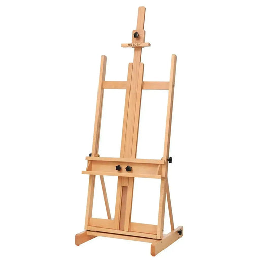 MEEDEN Extra Large Studio H Frame Easel 75 to 146H, Hold Canvas up to  93, Heavy Duty Adjustable Art Painting Easel, Solid Beech Wood Artist  Easel