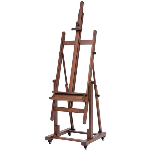 MEEDEN Wooden Art Easel for Painting and Display, Studio Artist Heavy Duty  Easel Stand for Adults, Adjustable Angle and Height 57 to 76H, Holds
