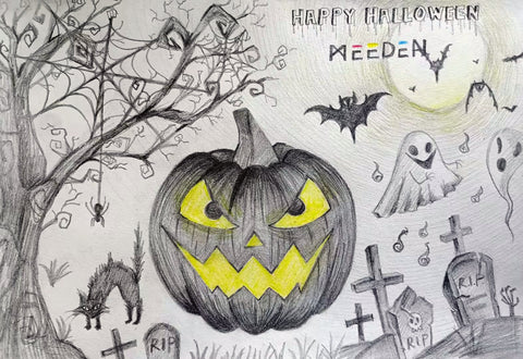 halloween drawing ideas-Halloween background