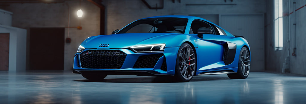 Audi R8 in Blue