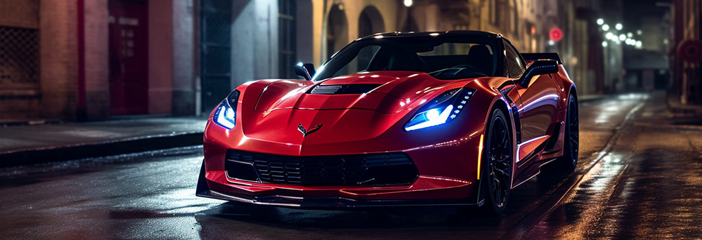 C7 Z06 in Red