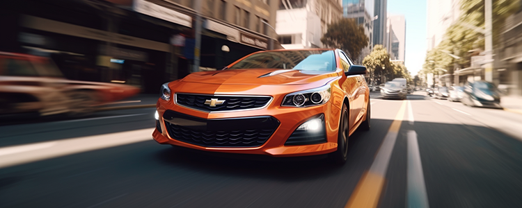 Orange Blast Metallic Chevy SS