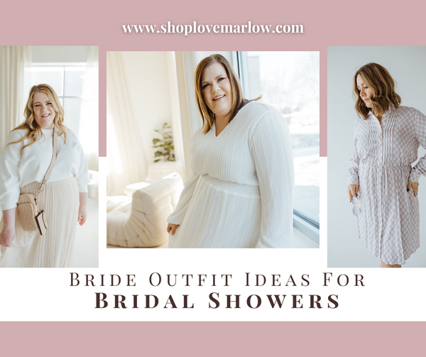 Bridal shower outfit ideas for plus size brides