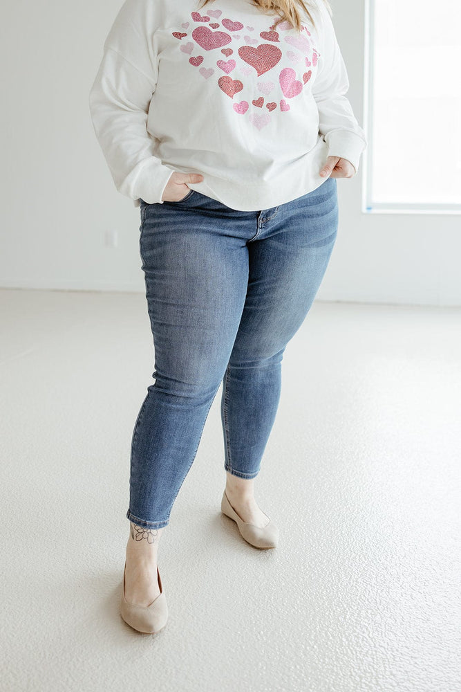 Judy Blue What It Means Tummy Control Jeans – Ivory Gem